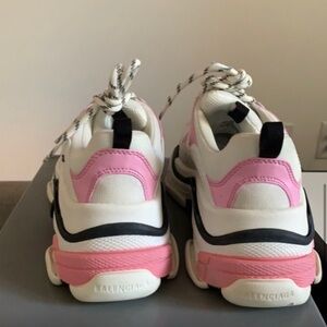 Balenciaga Triple S White Sneakers